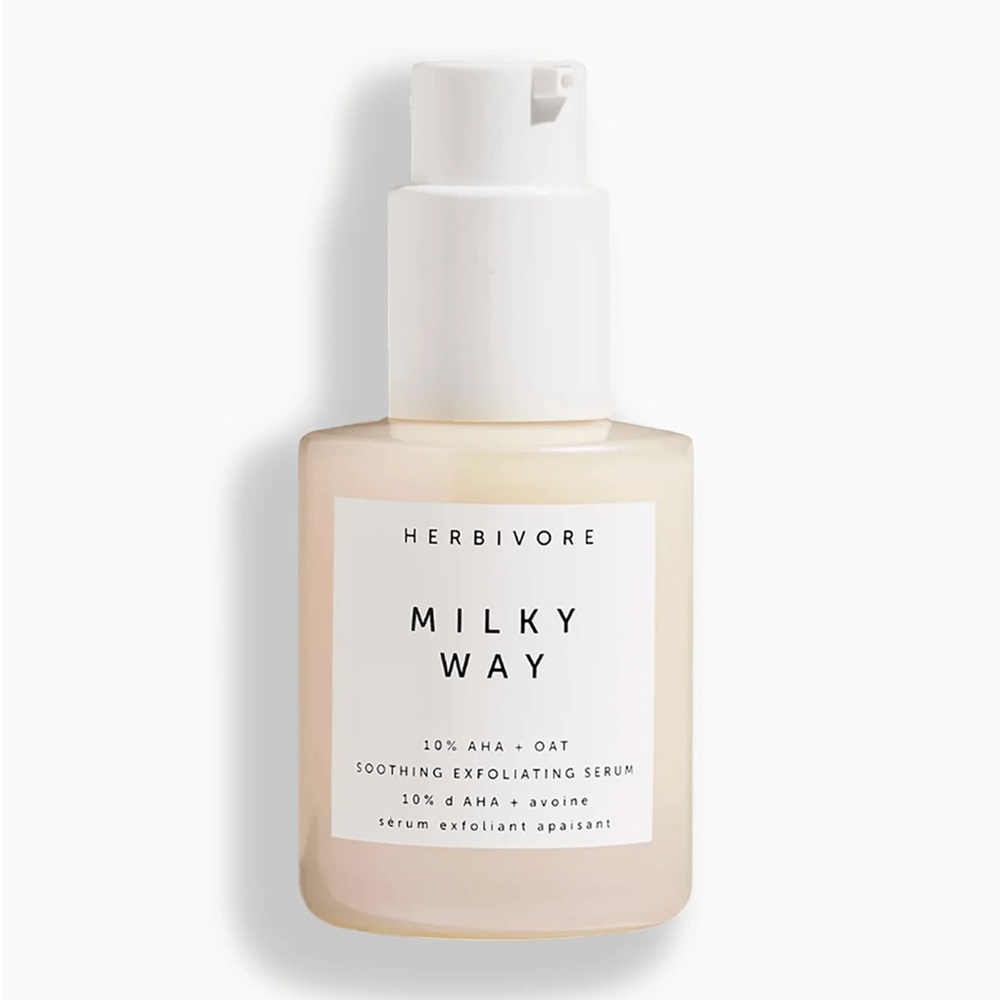 Herbivore Botanicals Milky Way 10% AHA + Oat Soothing Exfoliating Serum
